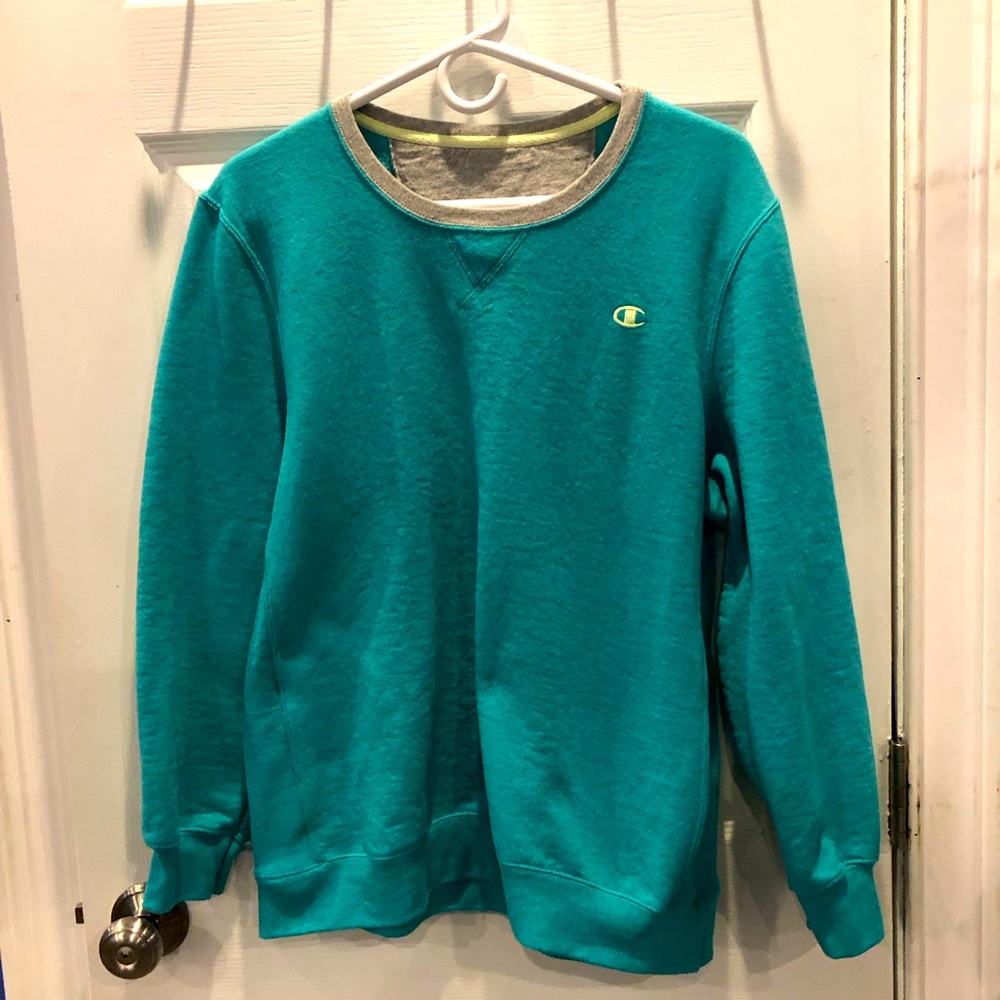 Turquoise Champion Sweatshirt